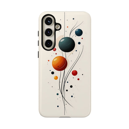 Modern Orbit Abstract Phone Case – Minimal Planet-Inspired Design for iPhone, Samsung & Pixel