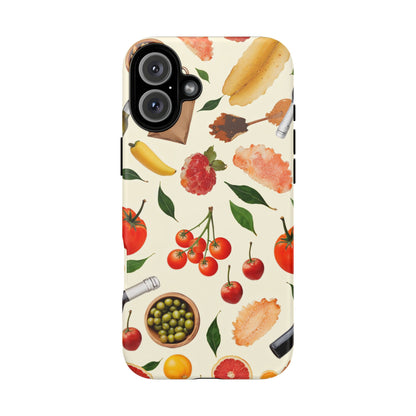 Fresh Fruits & Veggies Pattern Phone Case