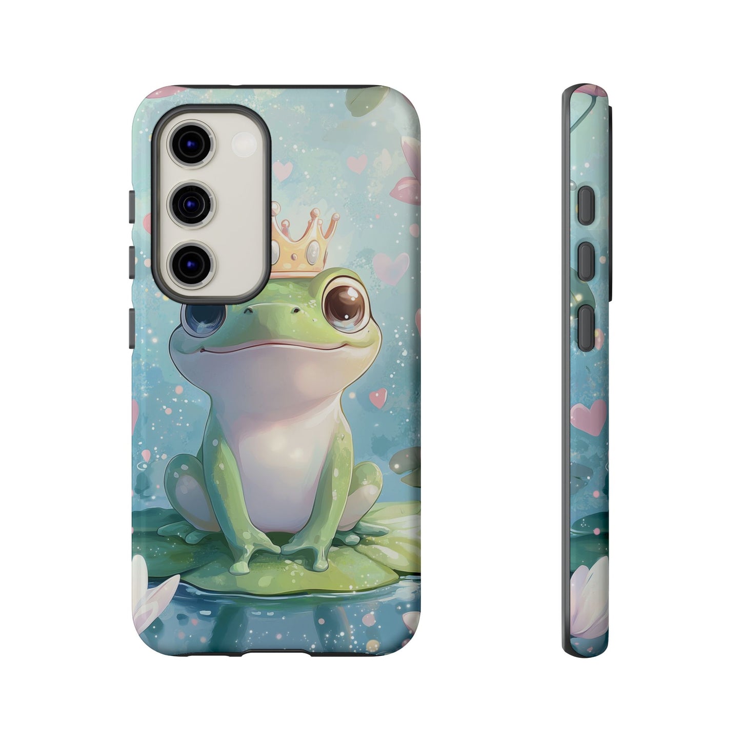 Royal Frog Phone Case – Cute Anime Aesthetic for iPhone, Google Pixel & Samsung