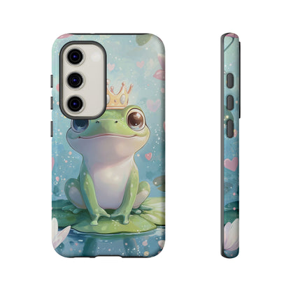 Royal Frog Phone Case – Cute Anime Aesthetic for iPhone, Google Pixel & Samsung