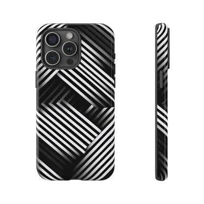 Monochrome Matrix Phone Case for iPhone, Pixel & Samsung