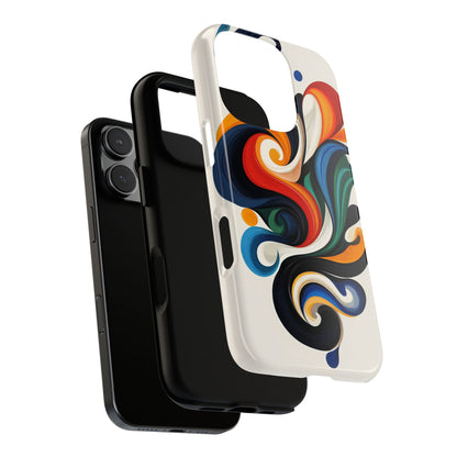 WhirlMuse – Elegant Swirl Abstract  Phone Case for iPhone, Samsung & Pixel