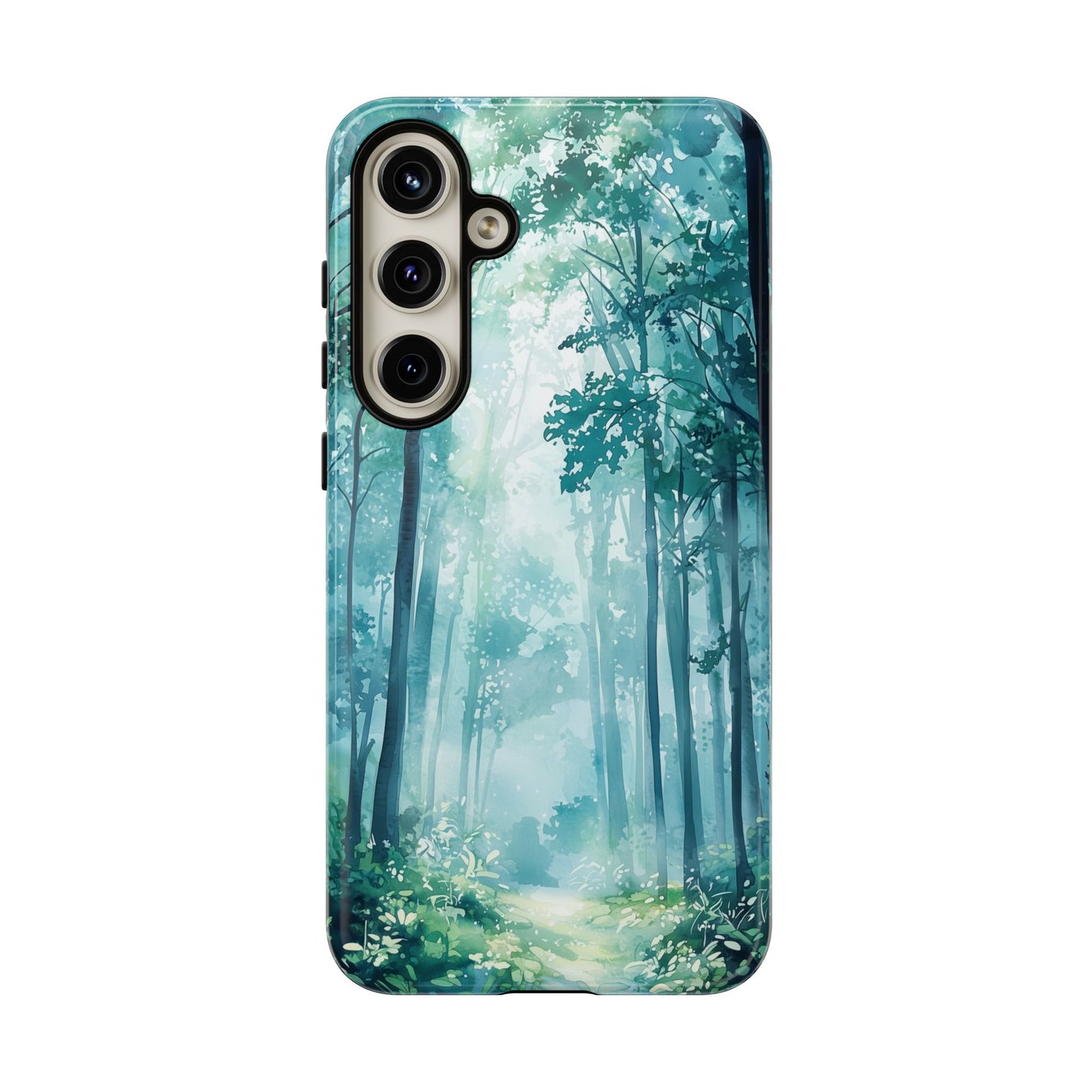 Enchanted Forest Dreamscape Watercolor Phone Case for iPhone, google Pixel & Samsung