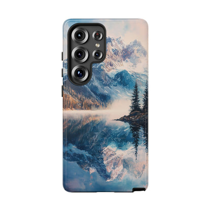 Mountain Lake Reflection Phone Case – Tranquil Nature Vibes for iPhone, Pixel & Samsung