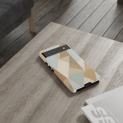 Neutral Geometrical Triangular Abstract Pattern