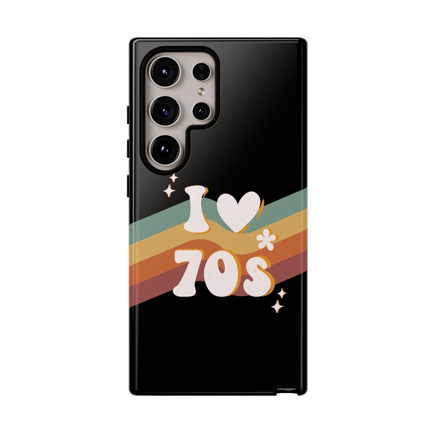 Retro "I Love 70s" Phone Case – Vintage Groovy Design for iPhone, Samsung & Google Pixel