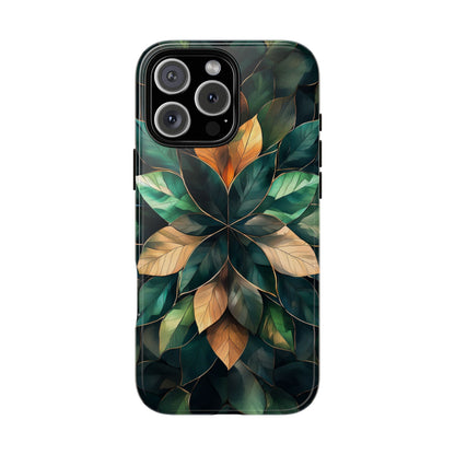 Golden Harmony Leaf Phone Case for iPhone, Samsung & Google Pixel