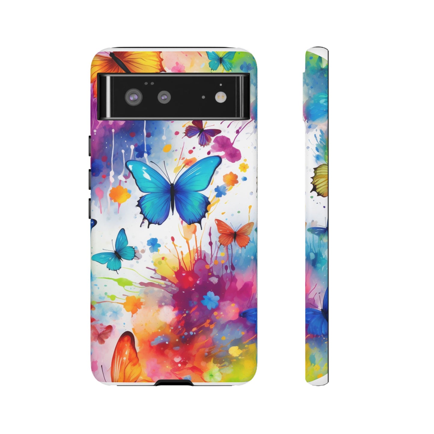 Vibrant Watercolor Butterfly Mobile Case