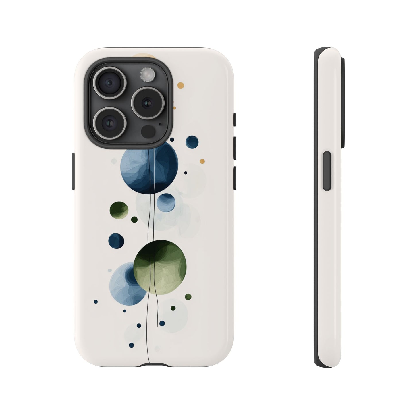 Orbit Bloom – Abstract Bubble Art Phone Case for iPhone, Samsung & Pixel