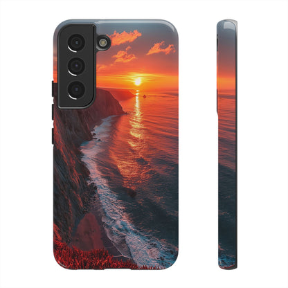 Minimal Nature Scene Case – Calm Landscape for iPhone, Samsung & Pixel