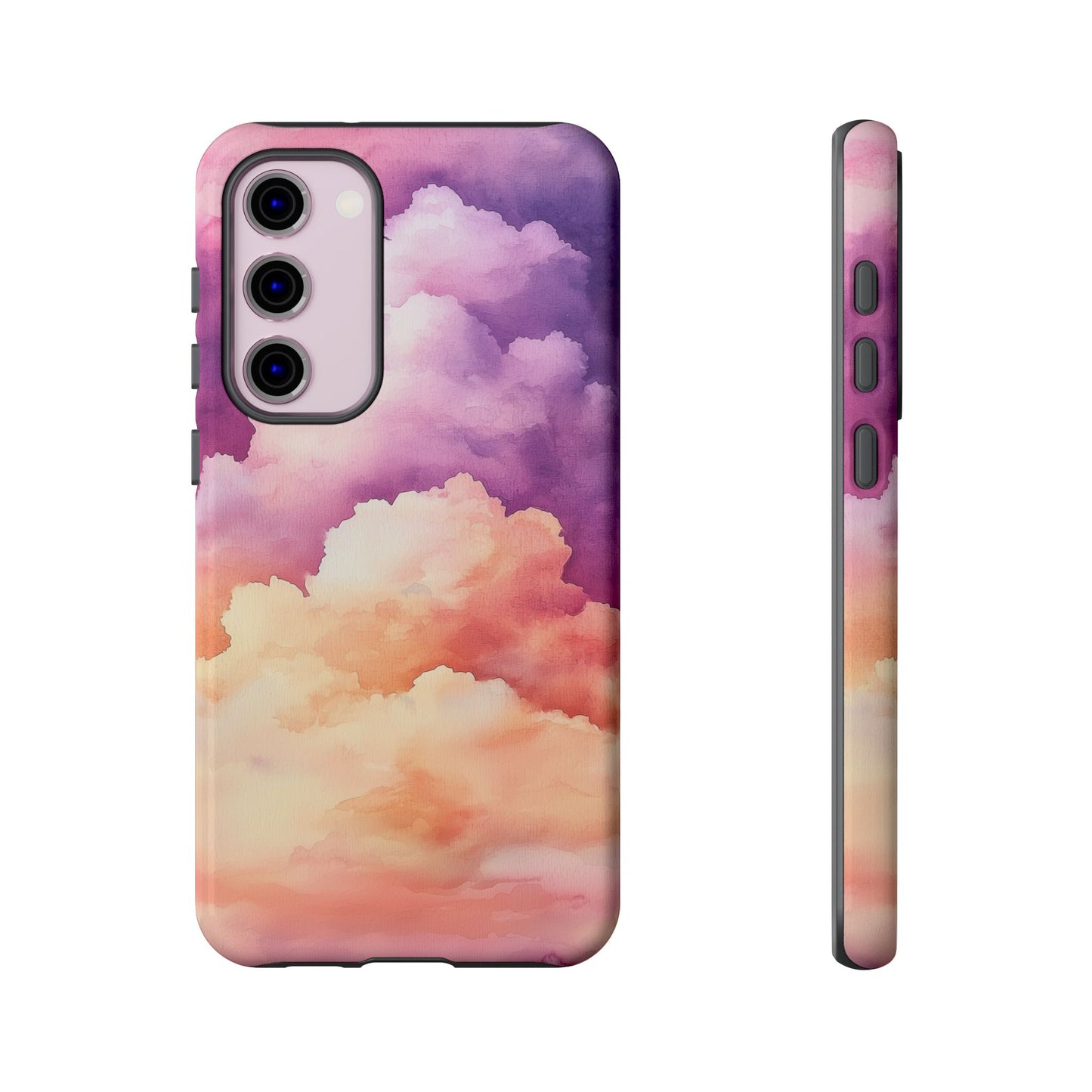 Cotton Candy Skies Watercolor Phone Case for iPhone, google Pixel & Samsung