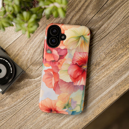 Floral Harmony Watercolor Mobile Case