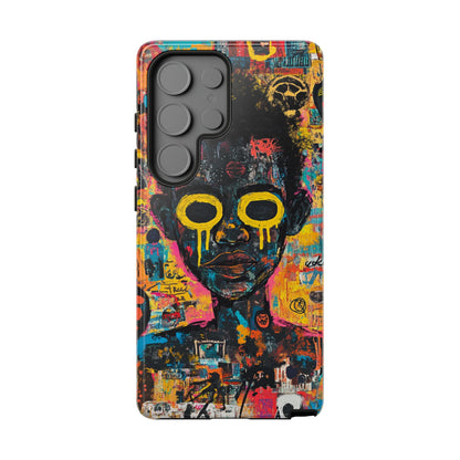Basquiat Artwork Phone Case – Unique Graffiti Design– iPhone, Samsung & Google Pixel Cover - Artistic Painting Case, Art Lover Gift