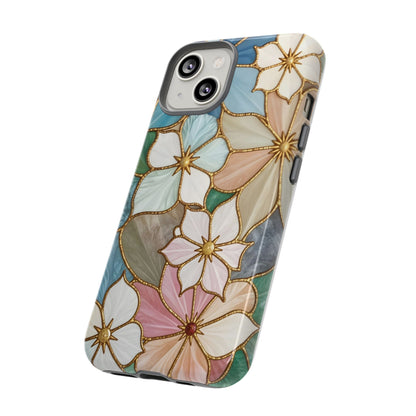 Floral Symphony: Stained Glass Elegance