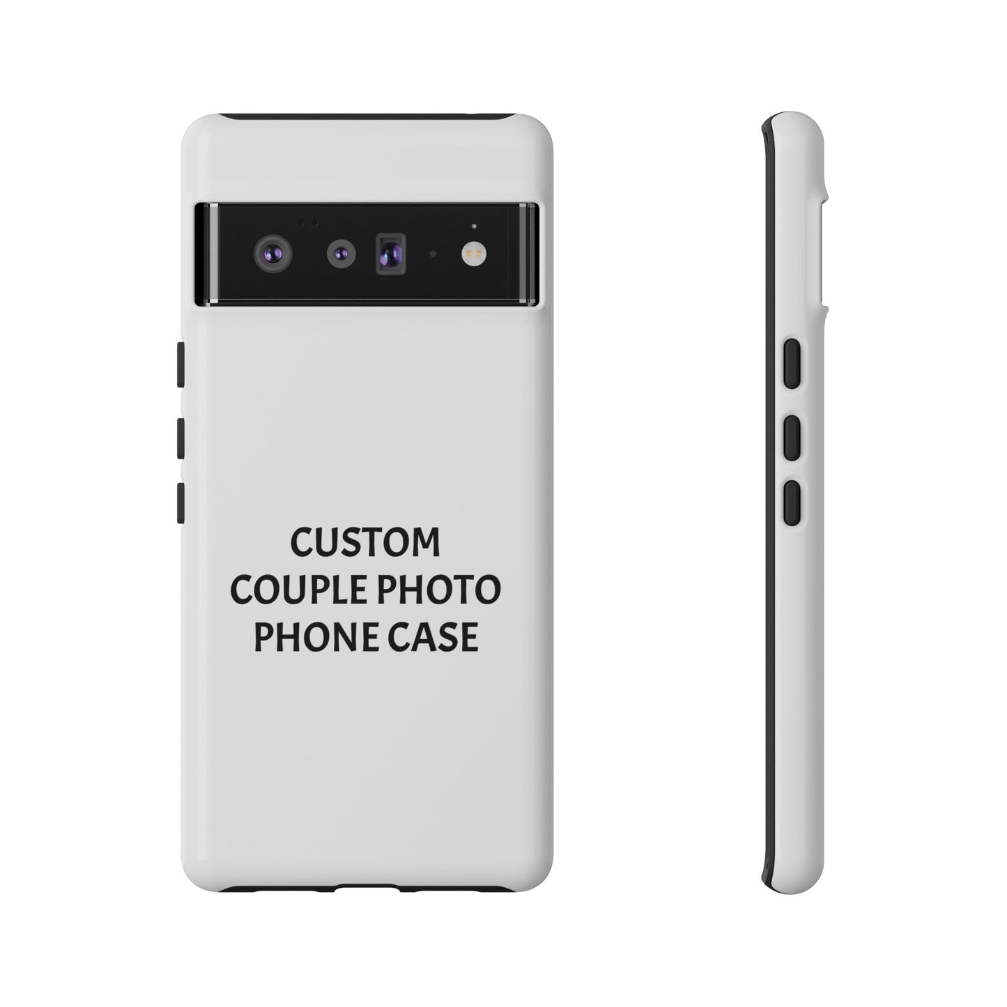 Personalized Custom Couple Photo Phone Case – Add Your Image/Loving Memory – Unique Gift for iPhone, Samsung  & Google Pixel – Protective & Stylish Cover, Couples Gift