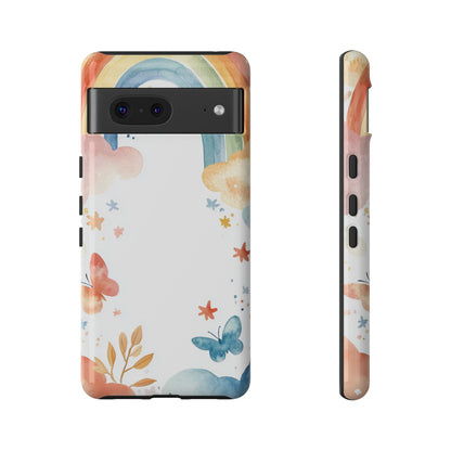Dreamy Skies & Rainbows Watercolor Phone Case for iPhone, google Pixel & Samsung