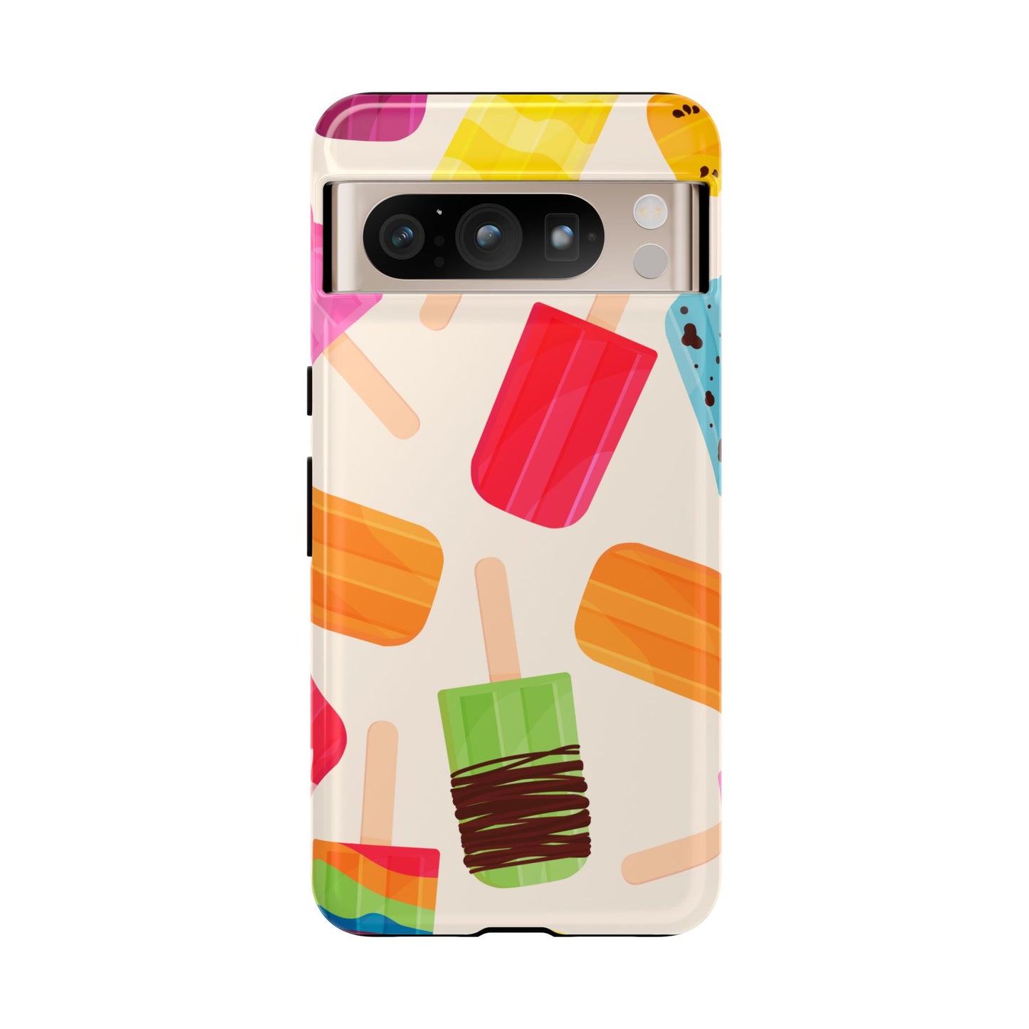 Colorful Popsicle Pattern Phone Case for iPhone, Google Pixel, Samsung