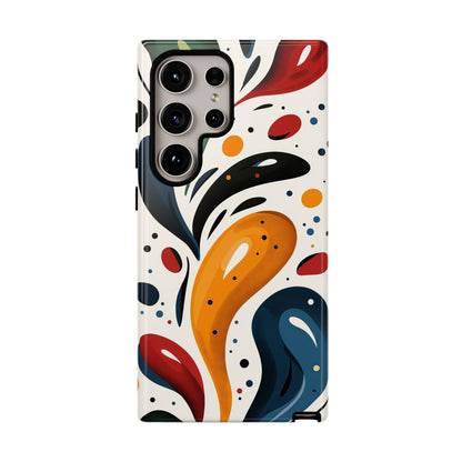 Fluid Pop Abstract Phone Case – Space-Inspired Art for iPhone, Samsung & Pixel