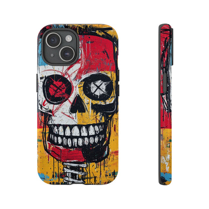 Basquiat Phone Case – Bold Urban Art Design - iPhone, Samsung & Google Pixel Cover - Artistic Painting Case,  Art Lover Gift