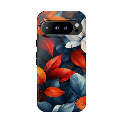 Autumn Midnight Leaves | Luxe Floral Phone Case for iPhone, Pixel & Samsung