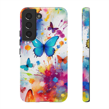 Vibrant Watercolor Butterfly Mobile Case