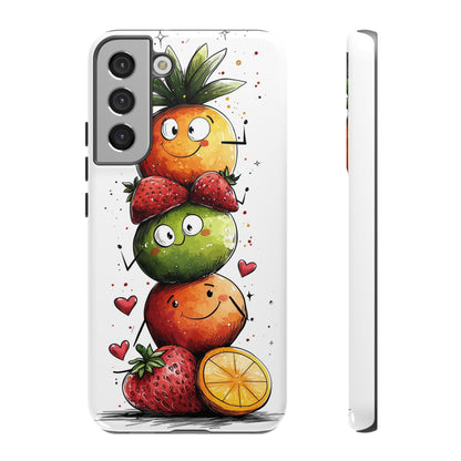 Cute Fruit Stack Phone Case – Fun & Playful Anime Art for iPhone, Google Pixel & Samsung