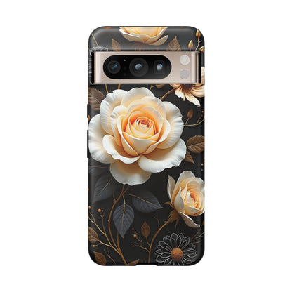 Elegant 3D Floral Design, Botanical Phone Case design for Iphone.