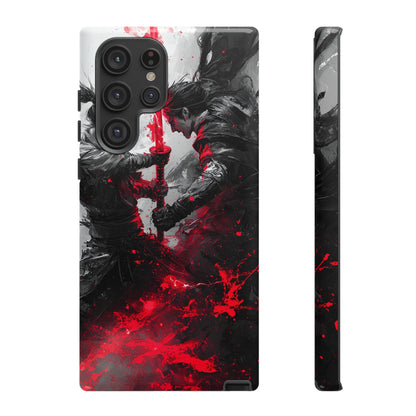 Duel of Fates | Red Energy Samurai Clash Phone Case for iPhone, Samsung & Pixel