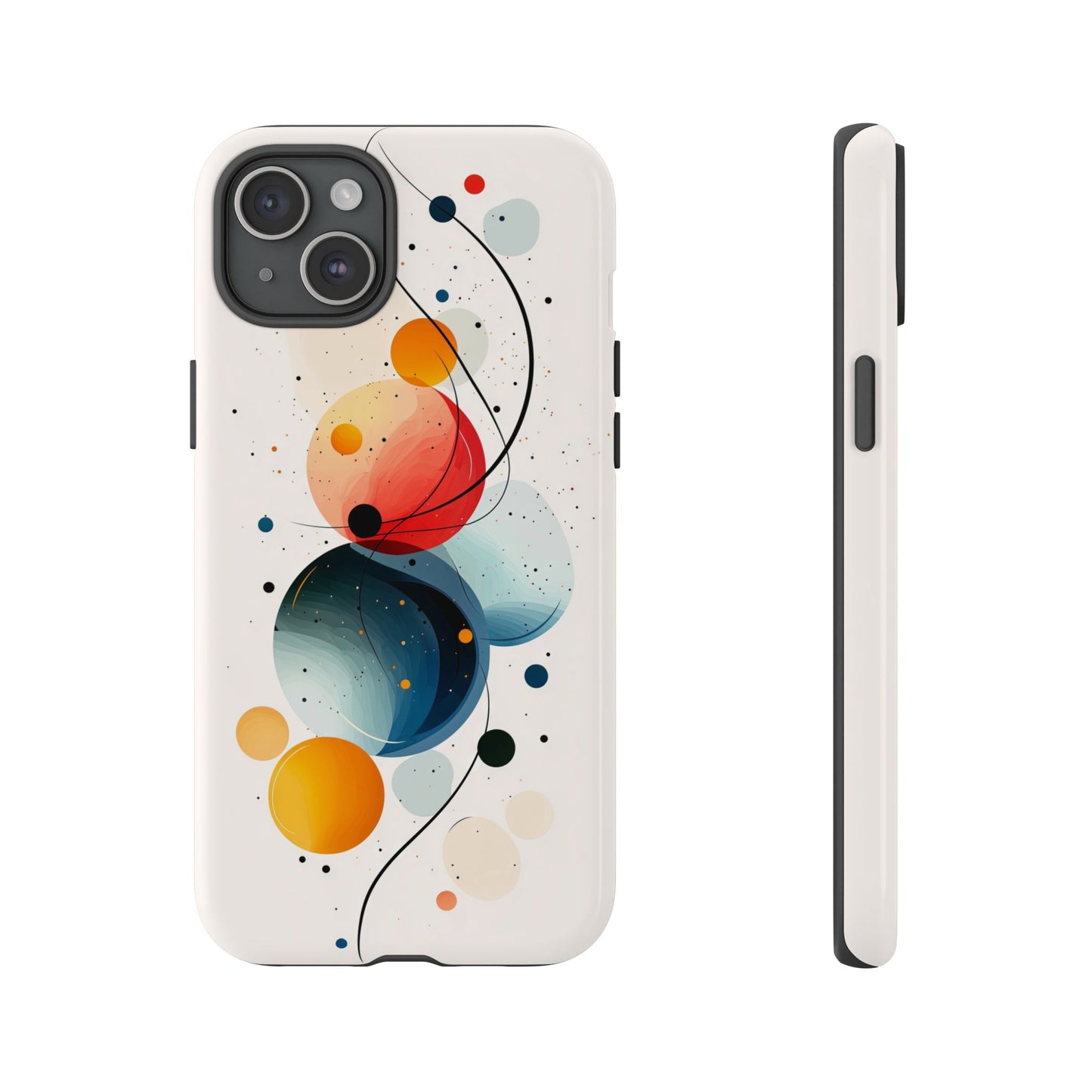 Orbital Drift – Cosmic Flow Abstract Phone Case for iPhone, Samsung & Pixel