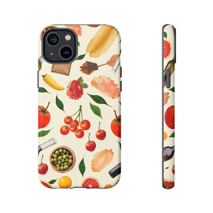 Fresh Fruits & Veggies Pattern Phone Case