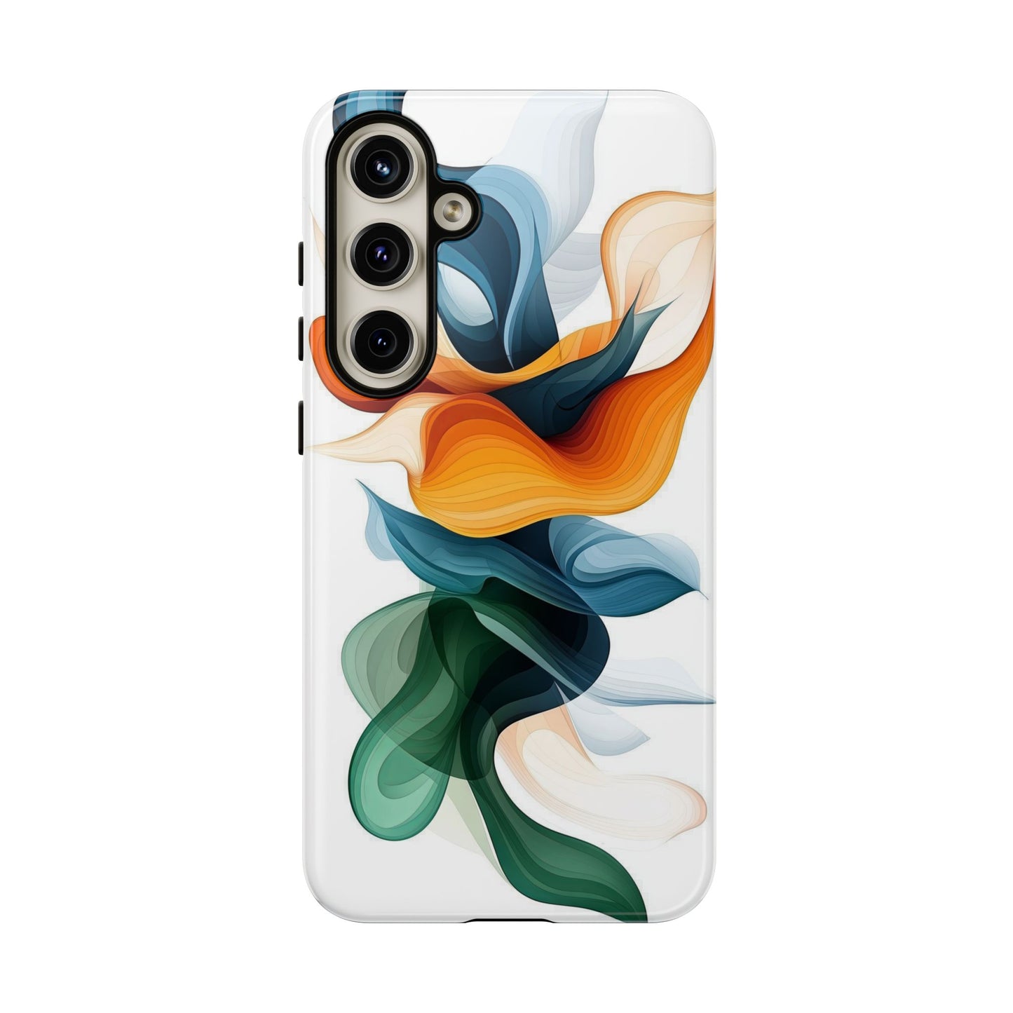 Verdant Flow – Modern Abstract Phone Case for iPhone, Samsung & Pixel