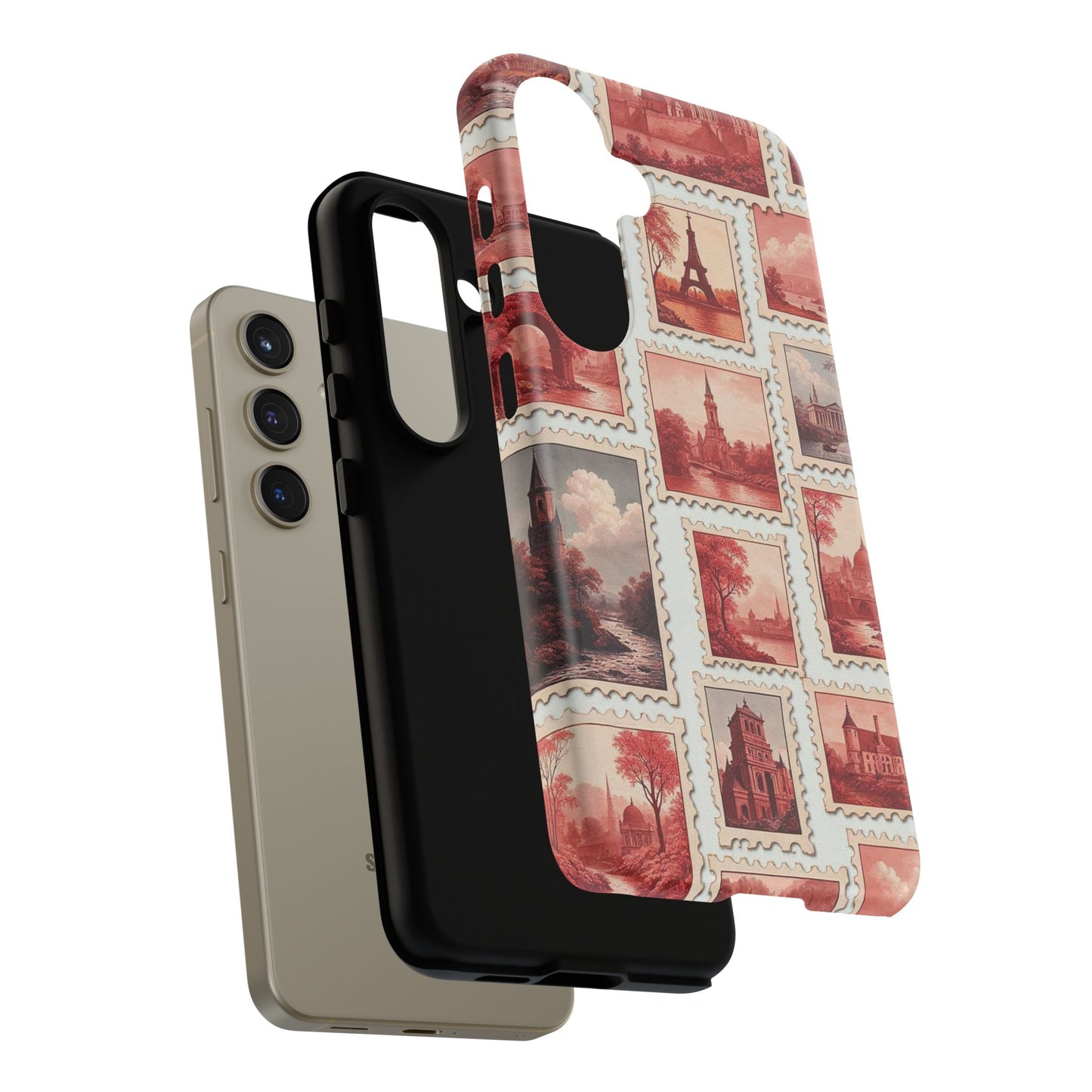 Vintage Postcard Stamps Phone Case