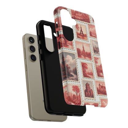 Vintage Postcard Stamps Phone Case