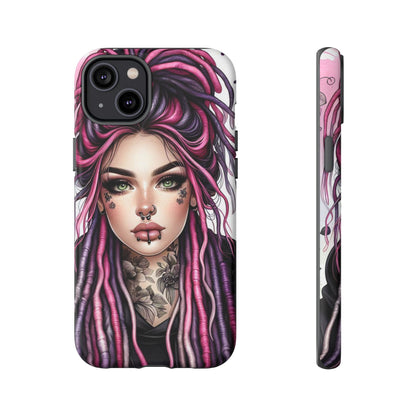 Neon Gothic Beauty Mobile Case