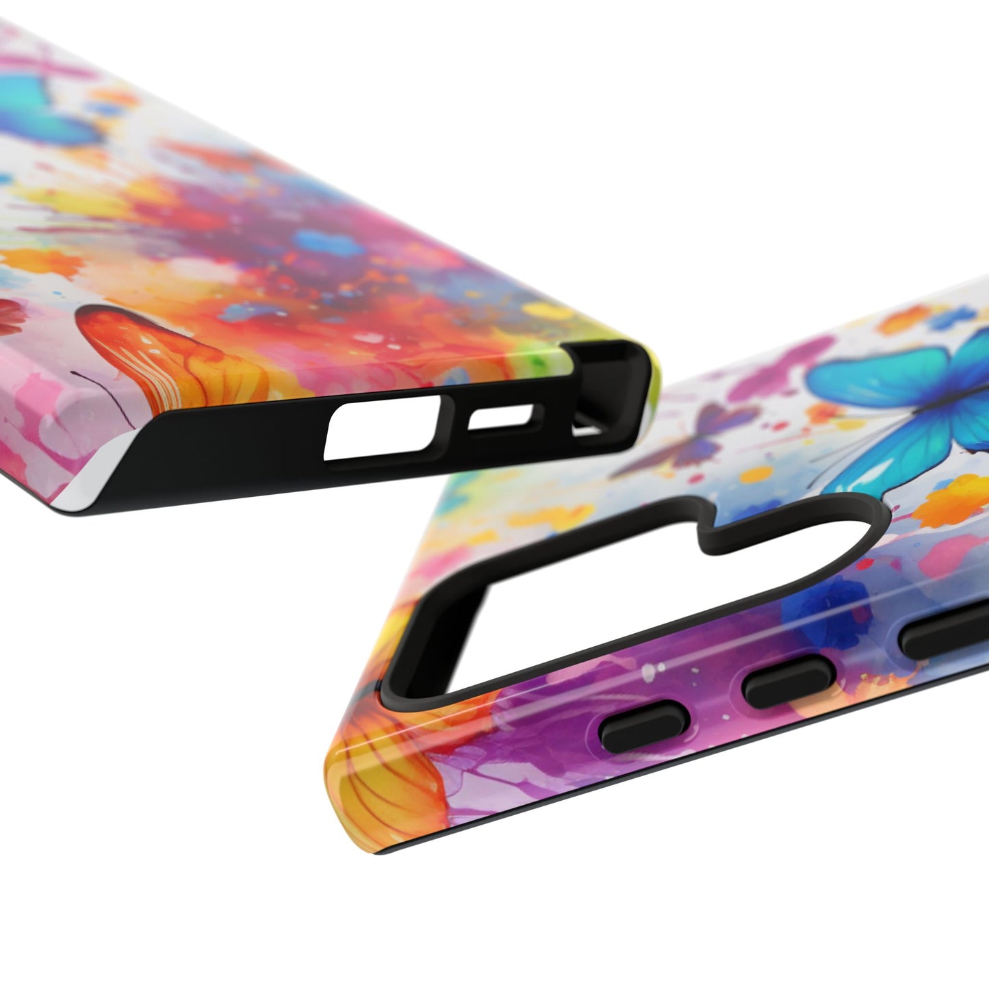 Vibrant Watercolor Butterfly Mobile Case