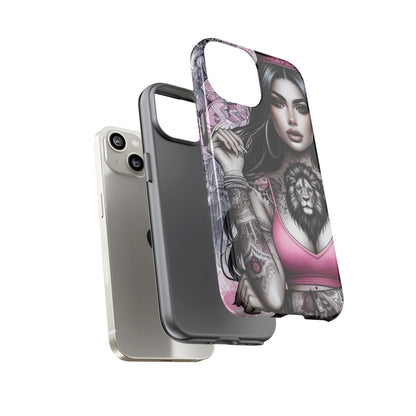 Queen of the Jungle – Regal Tattooed Goddess Mobile Cover