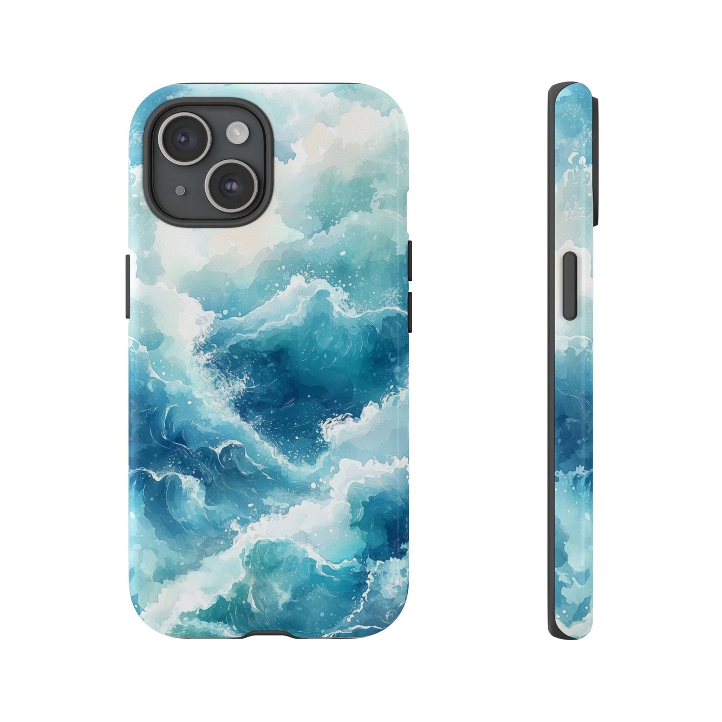 Tidal Tranquility Watercolor Phone Case for iPhone, google Pixel & Samsung