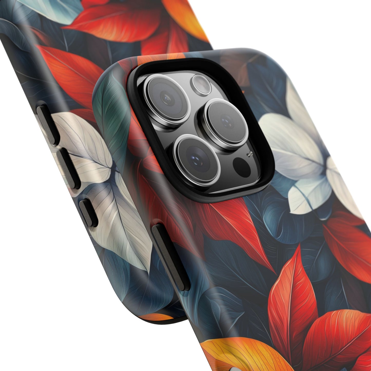 Autumn Midnight Leaves | Luxe Floral Phone Case for iPhone, Pixel & Samsung