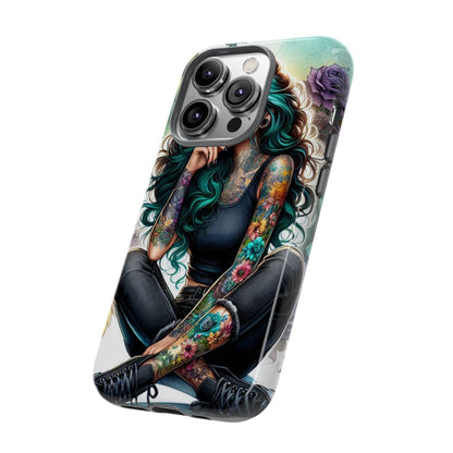 Urban Wildflower – Edgy Tattooed Beauty Mobile Cover