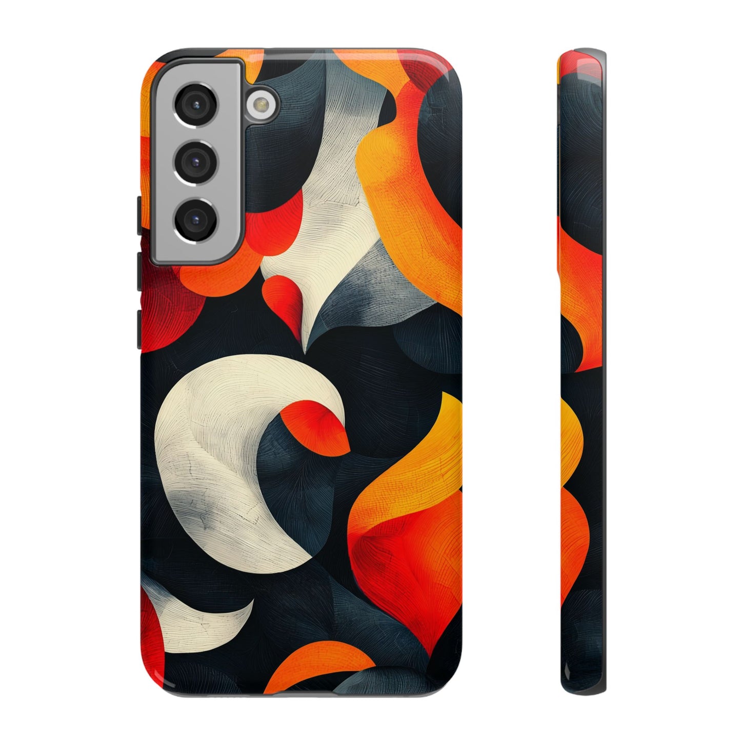 Molten Flow – Abstract Flame Phone Case for iPhone, Samsung & Pixel