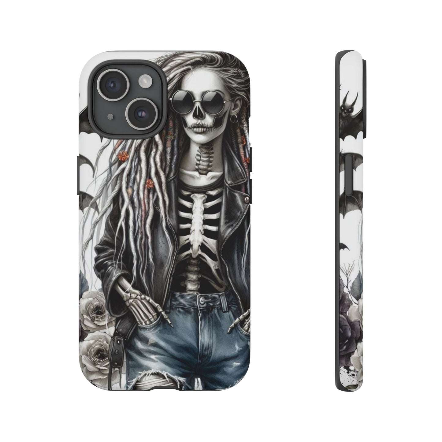 Skull Queen – Gothic Skeleton & Dark Grunge Mobile Cover