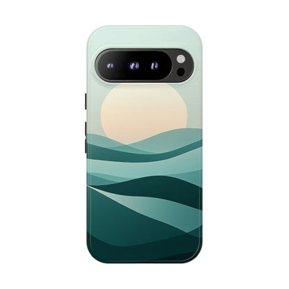 Tranquil Dunes – Abstract Sunset Phone Case for iPhone, Samsung & Pixel