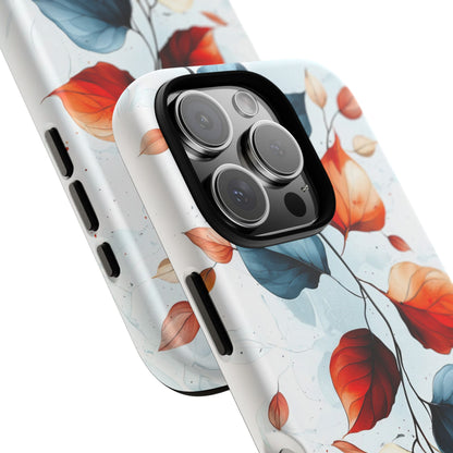 Crimson Drift | Minimalist Botanical Phone Case for iPhone, Pixel & Samsung