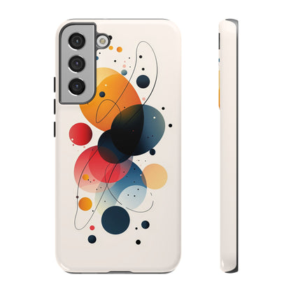 Galactic Echo – Abstract Minimalist Phone Case for iPhone, Samsung & Pixel