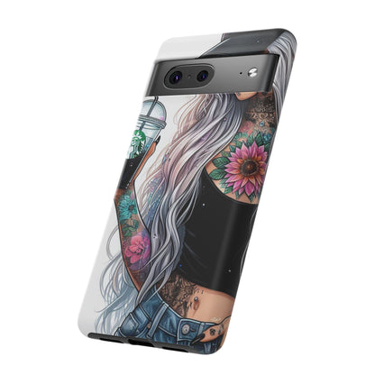 Tattooed Coffee Queen – Edgy Urban Aesthetic Mobile Cover