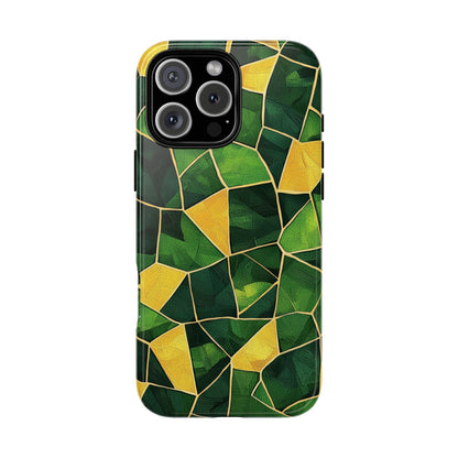 Intricate Turtle Shell Mosaic Phone Case for iPhone, Samsung & Google Pixel