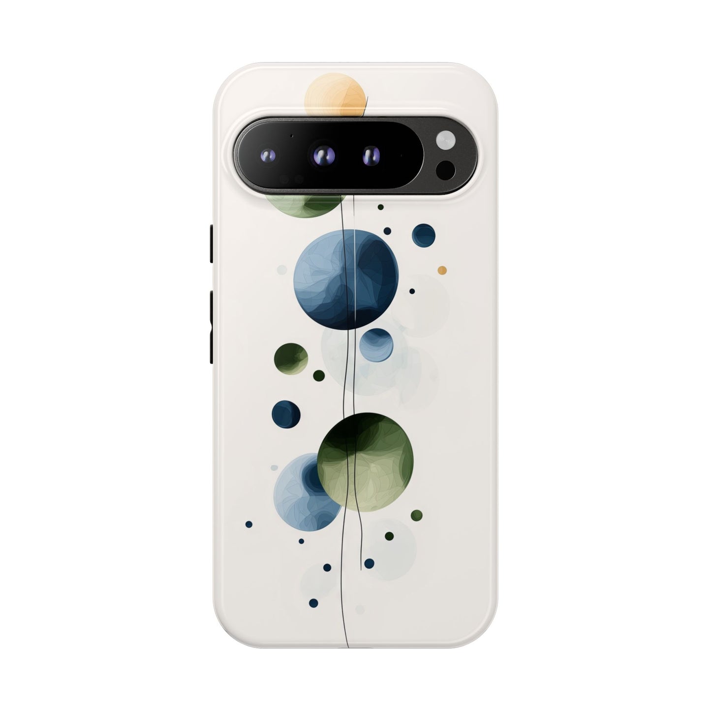 Orbit Bloom – Abstract Bubble Art Phone Case for iPhone, Samsung & Pixel