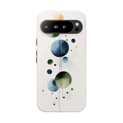 Orbit Bloom – Abstract Bubble Art Phone Case for iPhone, Samsung & Pixel