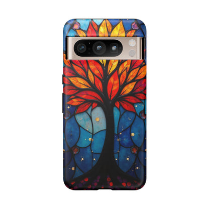 Stained Glass Tree: A Burst of Vibrant Elegance