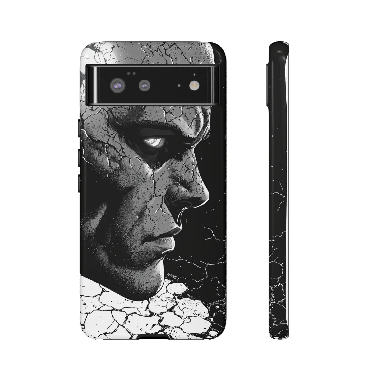 Shattered Reflections of a Symbiotic Soul: The Rise of a Dark Anti-Hero Phone Case for iPhone, Samsung & Pixel